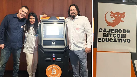 Instalan cajero automático Bitcoin en el Senado de México