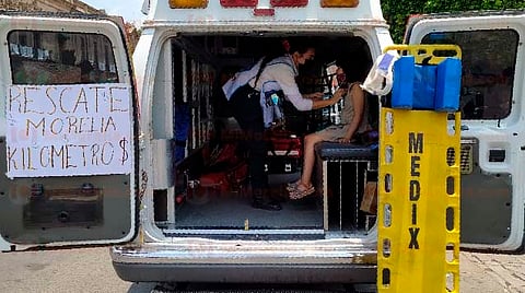 Están en la Plaza de Armas
