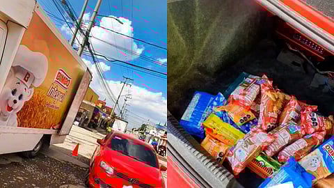 sabía que el golpe de su puerta valía más que el valor del pan que le dio, pero le pareció un trato justo para solucionar el problema rápido