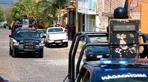 Las movilizaciones que la Policía Michoacán lleva a cabo en la zona, están encaminadas a inhibir la comisión de hechos constitutivos de delitos