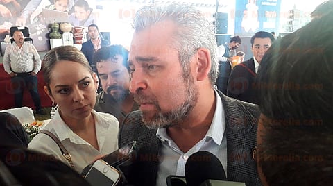 "Estamos contentos por la gran afición del Atlético", dijo el mandatario