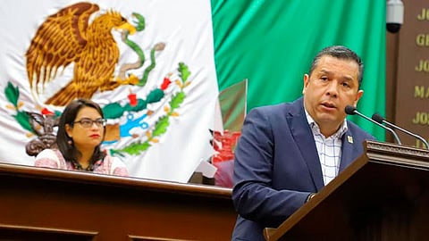 En Michoacán no más corrupción, en el Congreso del Estado estamos trabajando por limpiar el cochinero que dejaron, señaló el diputado