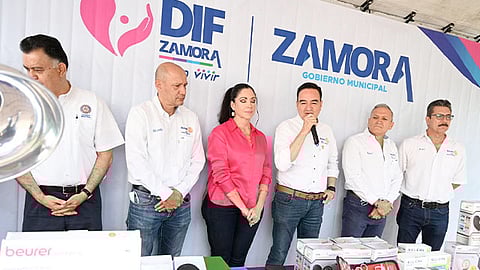 Rocío Soto, presidenta del Sistema DIF Municipal agradeció la suma de voluntades del Club Rotario