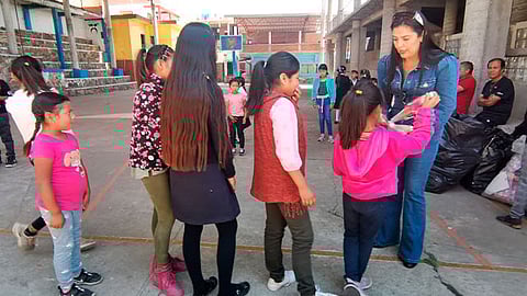 La finalidad fue llevar regalos a los niños y despensas a las familias que lo solicitaron