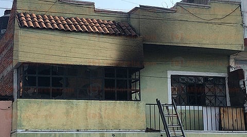 Se registra incendio de domicilio en la colonia Ventura Puente de Morelia