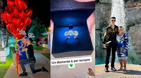 El joven presume en sus redes algunos lugares lujosos en los que estuvieron él y su ahora prometida