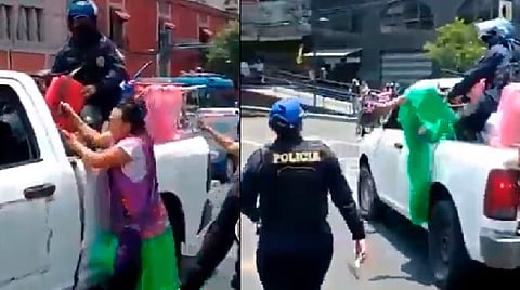 Al momento se desconoce si la camioneta pertenecía a los elementos de la alcaldía Cuauhtémoc o bien del Gobierno de la CDMX ya que esta no tiene logos visibles