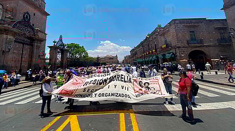 En días pasados el grupo Poder de base se instaló en un plantón en CDMX y mantuvo mesas de diálogo con autoridades federales