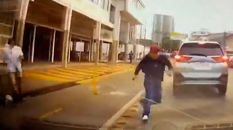Los hechos pasaron en las calles de Guayaquil
