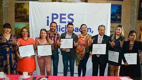 IEM reconoce al PES Michoacán como el primer partido político en la historia del estado