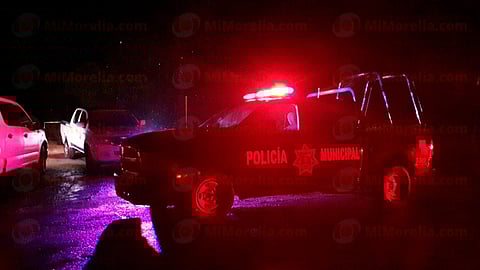 El hecho tuvo lugar aproximadamente a 100 metros de la carretera a Morelia