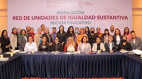 Instala Seimujer la Red de Unidades de Igualdad Sustantiva con sector educativo