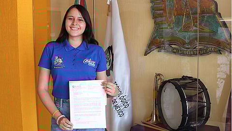 La estudiante ingresará a partir de octubre del 2022 a la Junta Directiva y desarrollará sus actividades durante todo un año