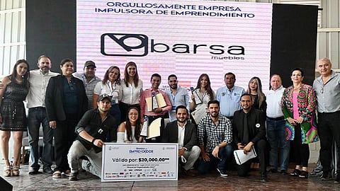 La dependencia entregó premios a los proyectos de emprendimiento ganadores de la Semana del Emprendedor de Sahuayo