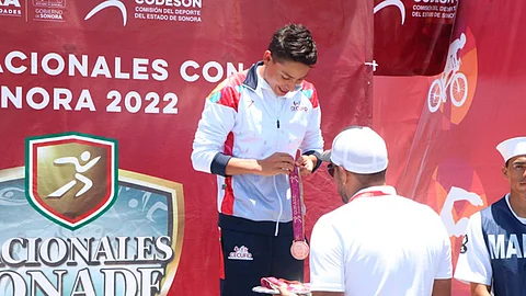 Dante Orozco se colgó el bronce al ubicarse en tercer lugar con un tiempo de 18 minutos con 13 segundos