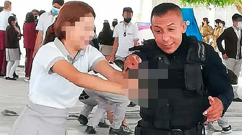 Enseñan uso de armas a estudiantes de secundaria en Guanajuato y causa polémica