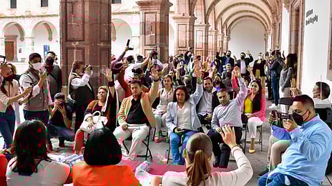 La sesión extraordinaria se llevó a cabo en Palacio Clavijero