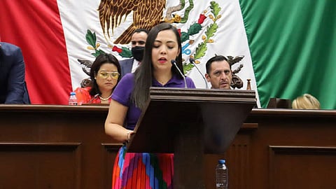 La diputada destacó el trabajo realizado de manera conjunta con el Instituto Electoral de Michoacán y el Tribunal Electoral del Estado
