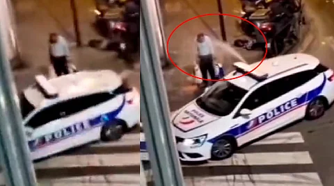 Policías rocían gas lacrimógeno a hombre en situación de calle y genera indignación