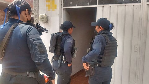 Mediante una ambulancia de la SSP se le brindó atención médica y se garantizó su integridad física y emocional