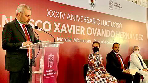 Francisco Xavier Ovando, la síntesis del anhelo democrático de muchas generaciones: Ramírez Bedolla