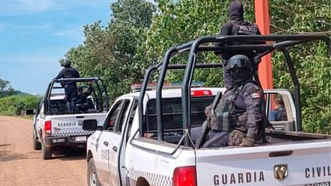 En el lugar se aseguraron prendas tácticas