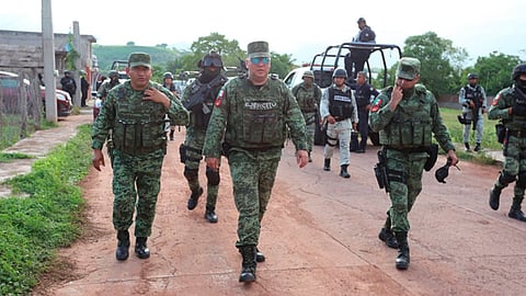 Guardia Civil, Sedena y GN refuerzan presencia y seguridad en Tuzantla, tras violencia