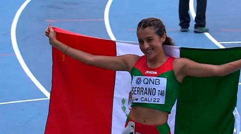La atleta hizo su mejor marca