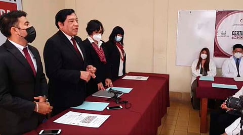 "Salvaron vidas y suplieron necesidades del sector salud", dijo Maximino César Jiménez