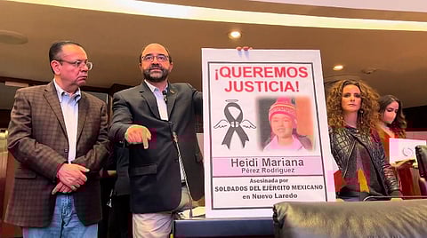 Senadores rinden minuto de silencio por niña Heidi Mariana