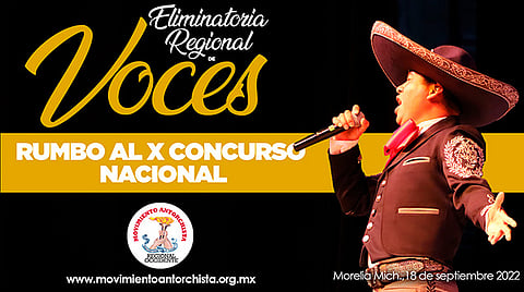 Convoca Antorcha a su eliminatoria regional de Voces