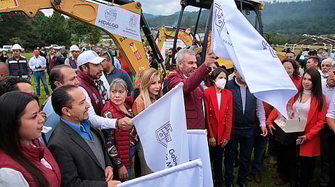 Inicia Bedolla obra de saneamiento de agua en Presa Mata de Pinos en Ciudad Hidalgo