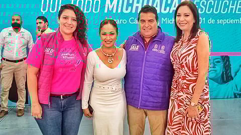 Itzé Camacho asiste a Primer Foro: “¡JALO! a Transformar Michoacán”