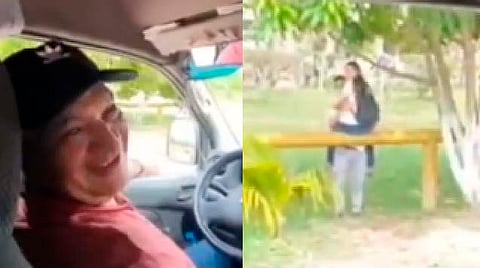 Hombre se burla de pareja por "besarse" y descubre que es su hija con su novio