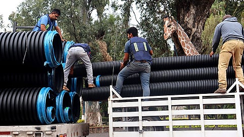 Construyen senderos incluyentes y rehabilitan drenaje en el Zoológico de Morelia