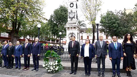 También se entregó la Presea "Mártires de Uruapan", post mortem, a José Ochoa Gutiérrez
