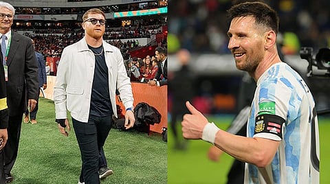 Canelo Álvarez recula ante Messi