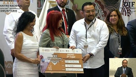 El DIF se hizo acreedor a 40 mil pesos para fortalecer al programa de Desarrollo Comunitario