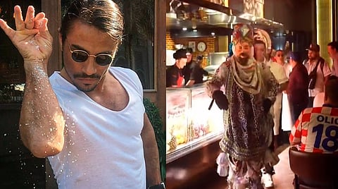 Kúrpite danza en restaurante de Salt Bae en Qatar y decide abrir uno en México