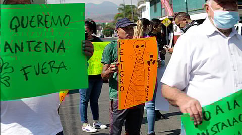 Morelianos se oponen a antena 5G; afectará su salud, aseguran