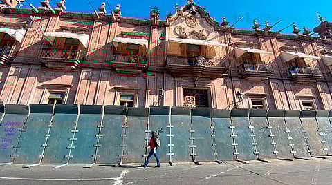 Sin vallas, edificios históricos durante el 25N en Morelia: Alfredo Ramírez