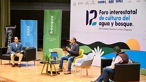 Durante el Foro se ofrecieron los temas “Balance hídrico y tendencias de sequía en la Meseta Purépecha”, “Contaminación del Río Lerma y su Impacto en la salud pública” y “Contexto hídrico”