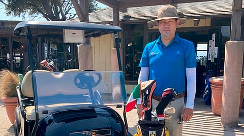 Moreliano, nicolaita y golfista profesional: Francisco Becerra busca clasificación a tour Mundial