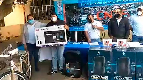 Realizará CNTE "Gran Rifa Estatal" sin permiso de la Segob