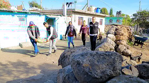 Cierra Barragán 2022, entregando apoyos a familias vulnerables de zona rural y colonias populares de Morelia