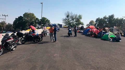 Llegan de todas partes de México