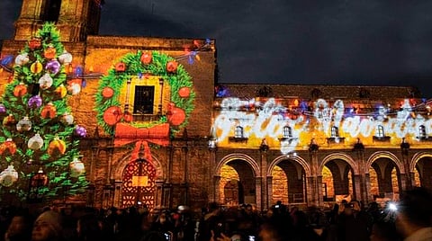 No habrá encendido de la Catedral, pero sí videomapping navideño en Morelia