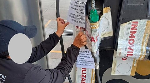 Gasolinera es asegurada por tener despachador alterado en Jalisco