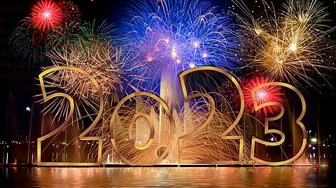 2023 llegó al otro lado del mundo