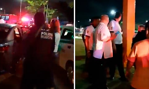 Taxistas impiden paso de Uber en Cancún y atemorizan a turistas